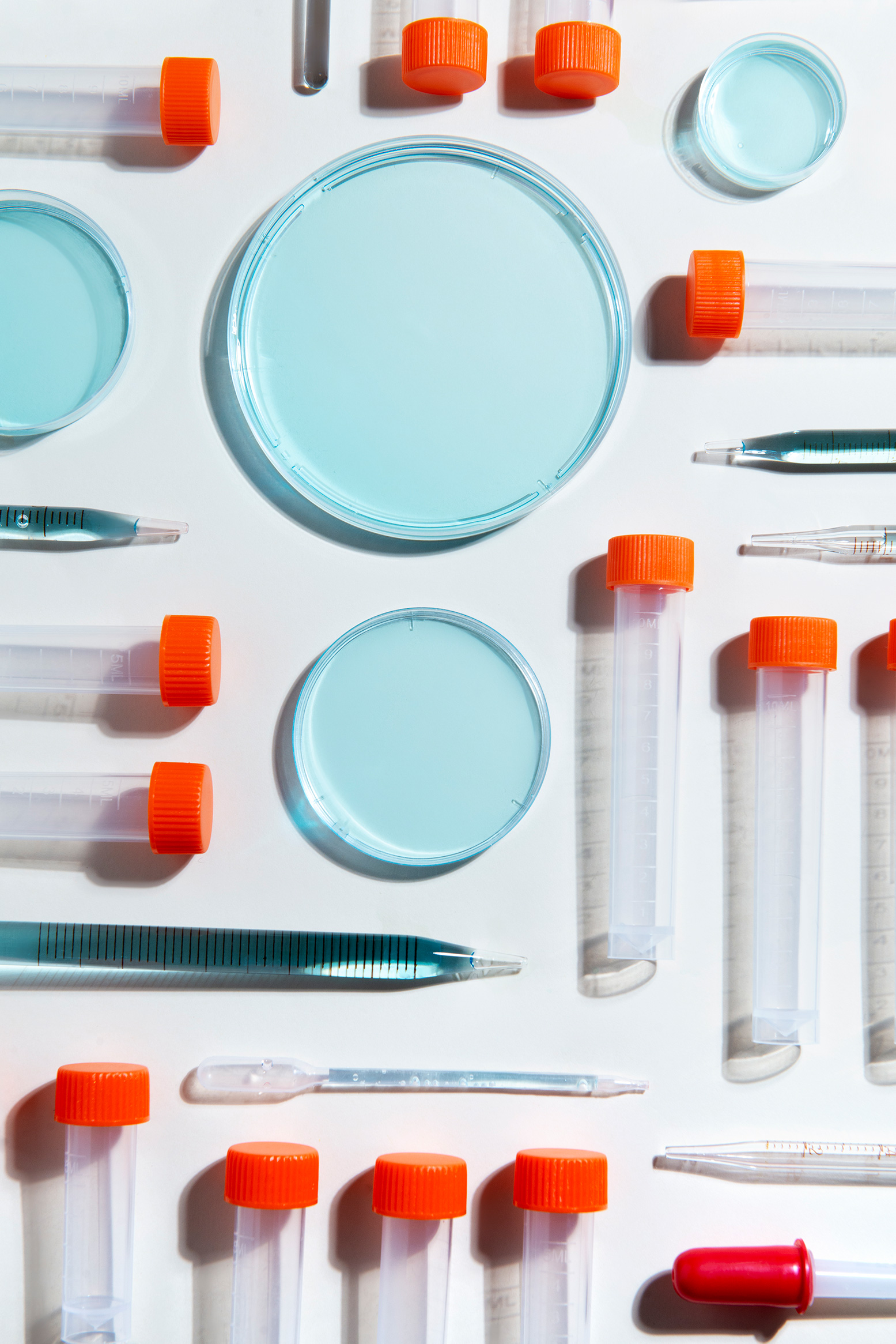 top-view-laboratory-samples-arrangement